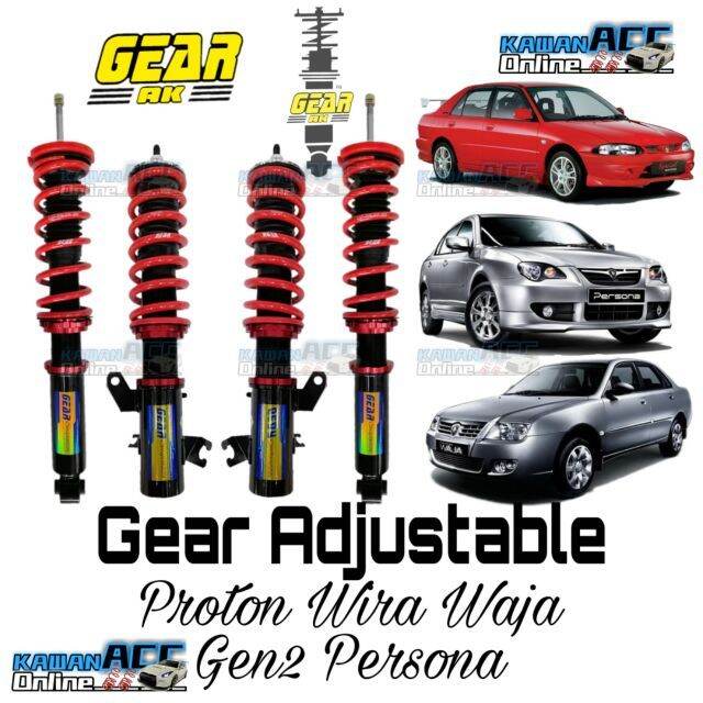 Gear Suspension Adjustable High Low Bodyshift Spring Soft Hard Proton