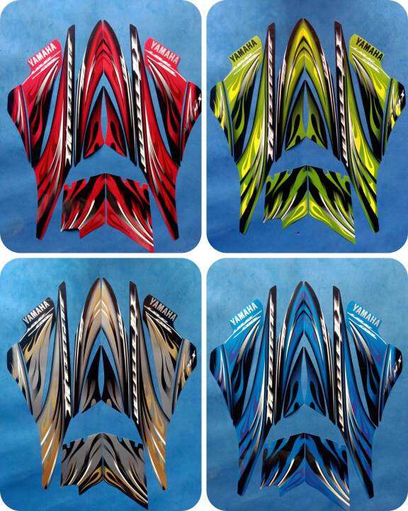 Stiker Striping Lis Les Full Body Set Motor Yamaha Jupiter Mx Old