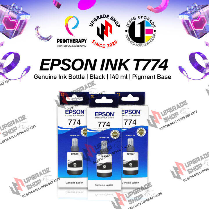 Epson T Black Ink Bottle Ml Lazada Ph