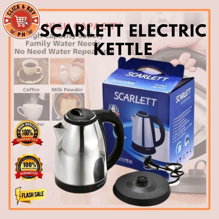 Trending Scarlett Stainless Steel Electric Heat Kettle Liters