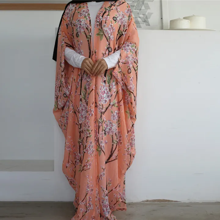 Butterfly Abaya Mujer Dubai Kaftan Kimono Cardigan Hijab Muslim Dress