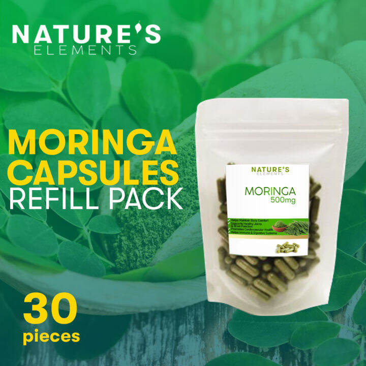 Organic Moringa Capsules Refill Packs Capsules Immunity Booster