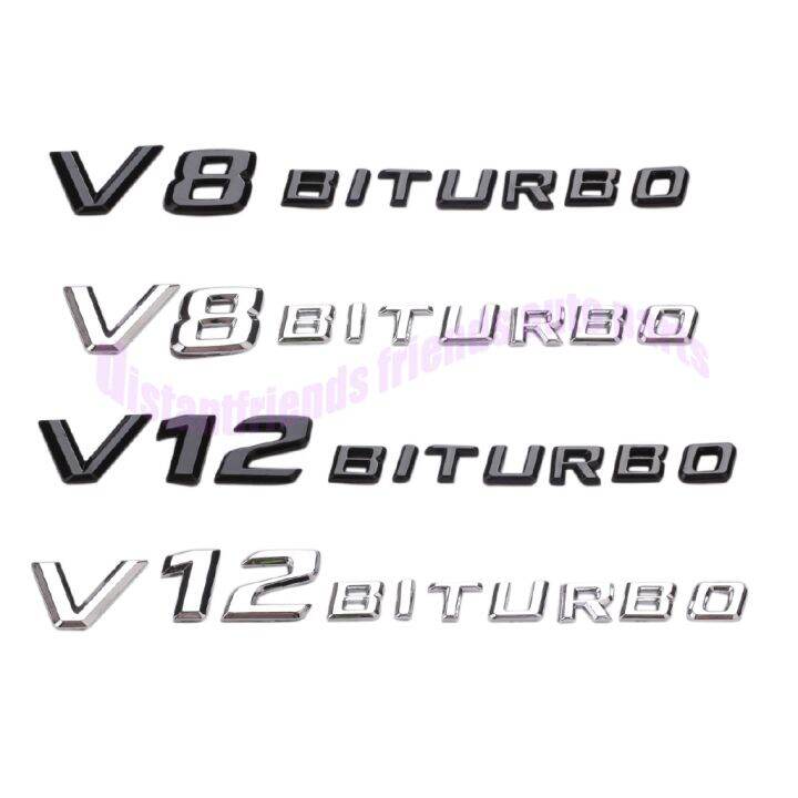 Upgrade D Abs Car Sticker V V Biturbo Logo Emblem Badge Rear Side