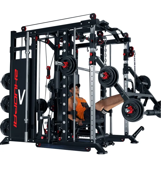 MiM USA Hercules EX Commercial Smith Machine Functional Trainer All