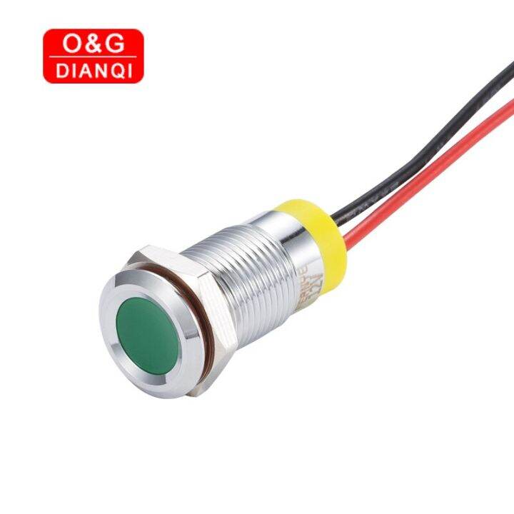 Ip Waterproof One Color Flashing Led Metal Warning Indicator Light