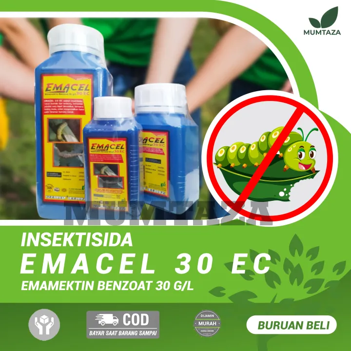 Insektisida EMACEL 30 EC 100 ML 250 ML B A Emamektin Benzoat 30g L