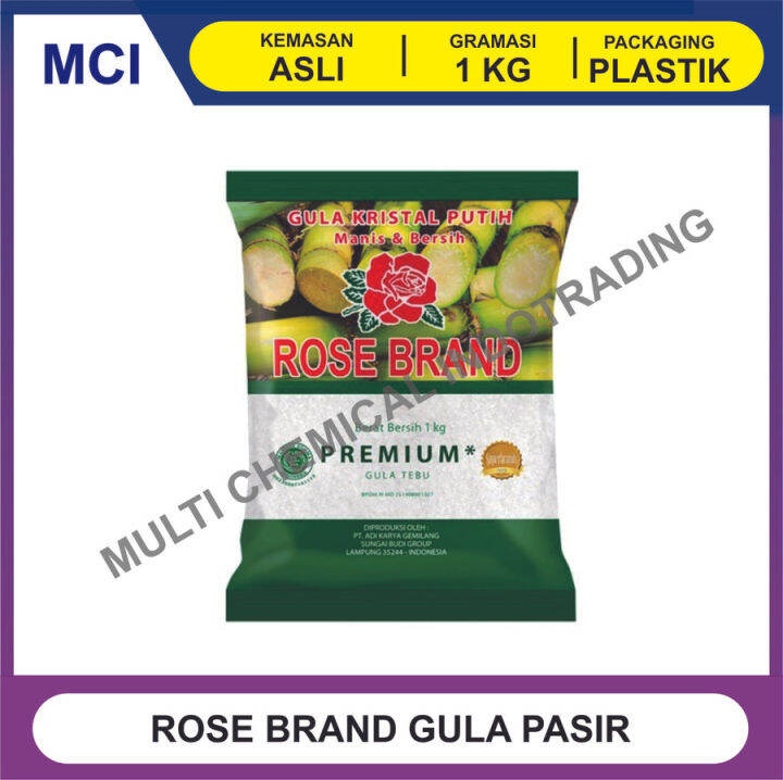 Rose Brand Gula Kristal Kg Gula Pasir Lazada Indonesia