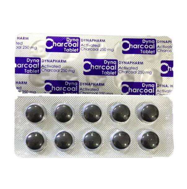 Dyna Charcoal Tablet Activated Charcoal 250mg 10 Tablet Lazada