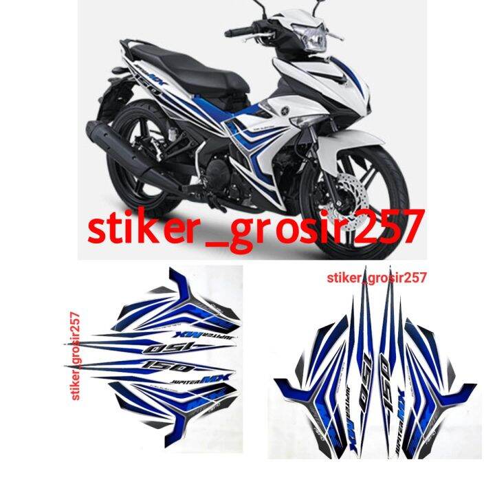 Stiker Striping Lis Body Yamaha Jupiter Mx King Putih