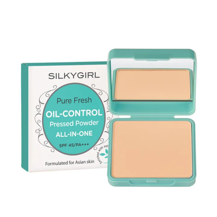 Silkygirl Pure Fresh Oil Control Pressed Powder Lazada