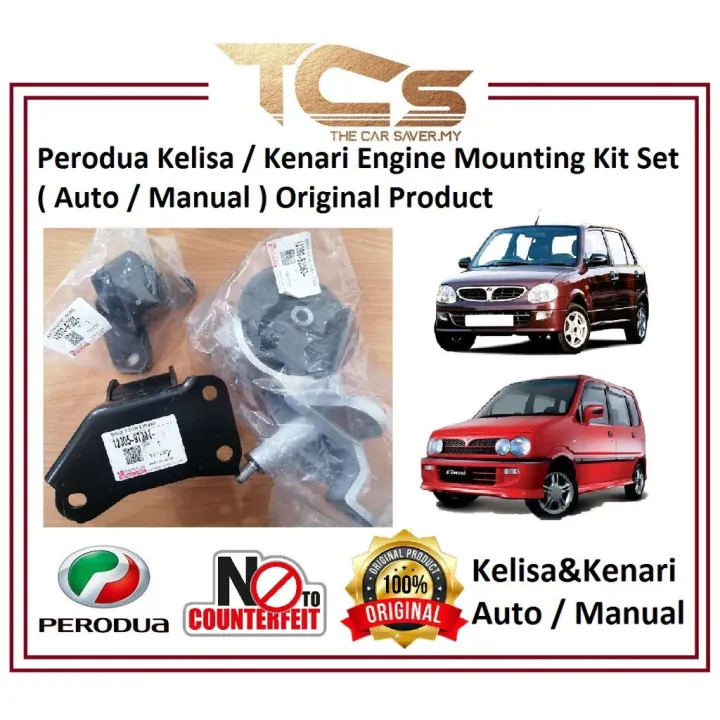 Perodua Kelisa Kenari Engine Mounting Kit Set Auto Manual