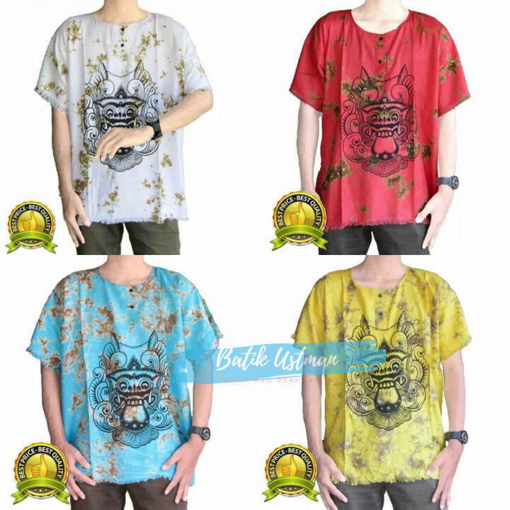 Bisa Cod Kaos Barong Oversize Baju Barong Dewasa Baju Pantai