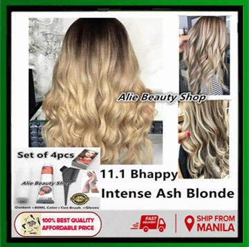 Intense Ash Blonde Permanent Hair Color Set 11 1 Bhappy Lazada PH