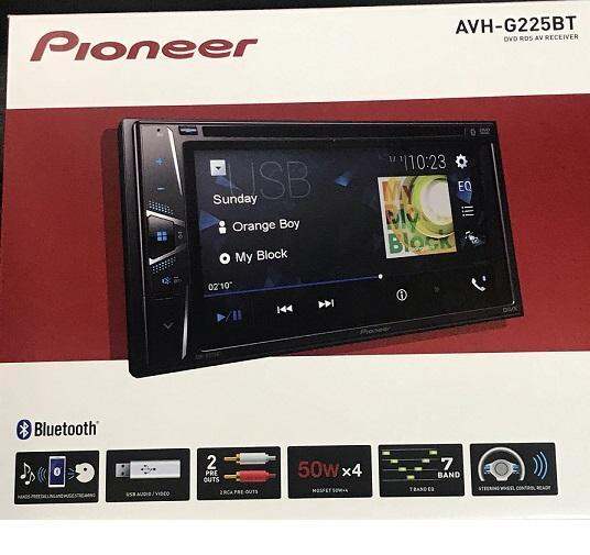 Pioneer AVH G225BT In Dash Double DIN DVD Multimedia AV Receiver With 6