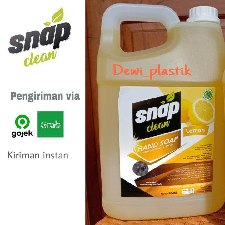 Hand Soap Snap Clean Sabun Cuci Tangan Snap Clean Lemon Lazada Indonesia