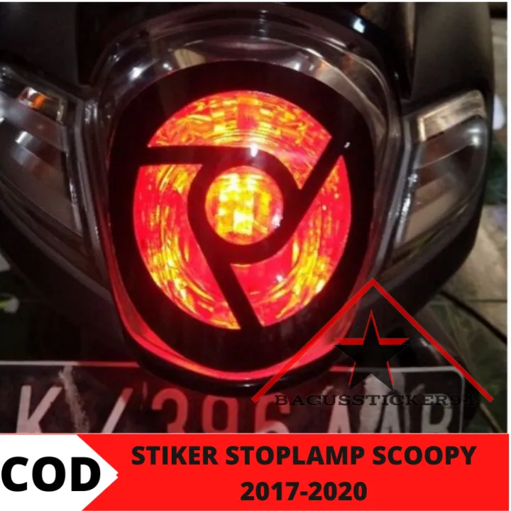 Stiker Stoplamp Scoopy 2017 2020 Stiker Stoplamp Scoopy Stiker Stop An