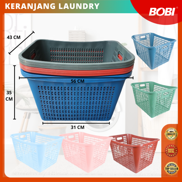 Keranjang Baju Laundry Keranjang Pajero Plastik Serbaguna Lazada