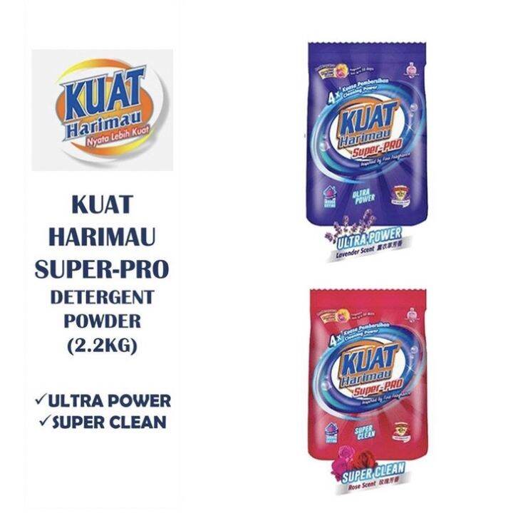 Kuat Harimau Super Pro Detergent Powder Kg Ultra Power Super