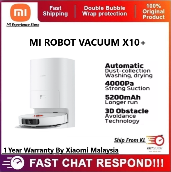 Ready Stock Xiaomi Robot Vacuum X Mop Self Cleaning Dust