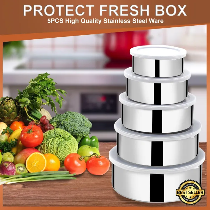 Rantang Stainless Stell 5 Susun Protect Fresh Box Lazada Indonesia