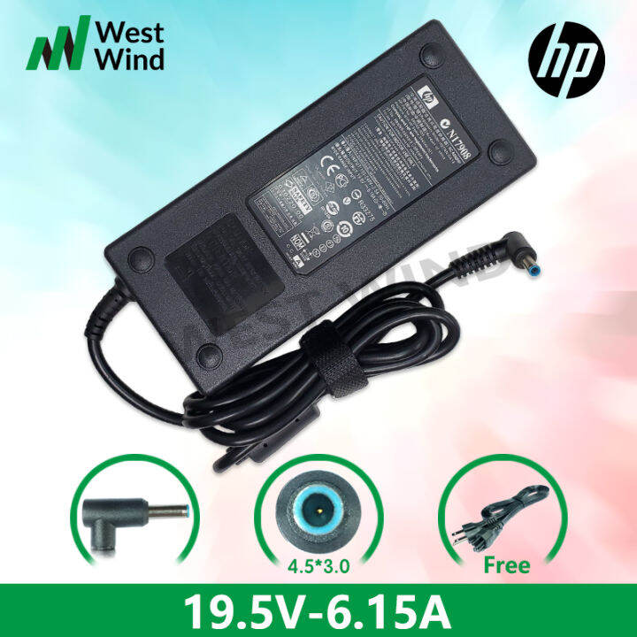 HP Laptop Charger Adapter 19 5V 6 15A Blue Envy M7 J078ca HSTNN CA25