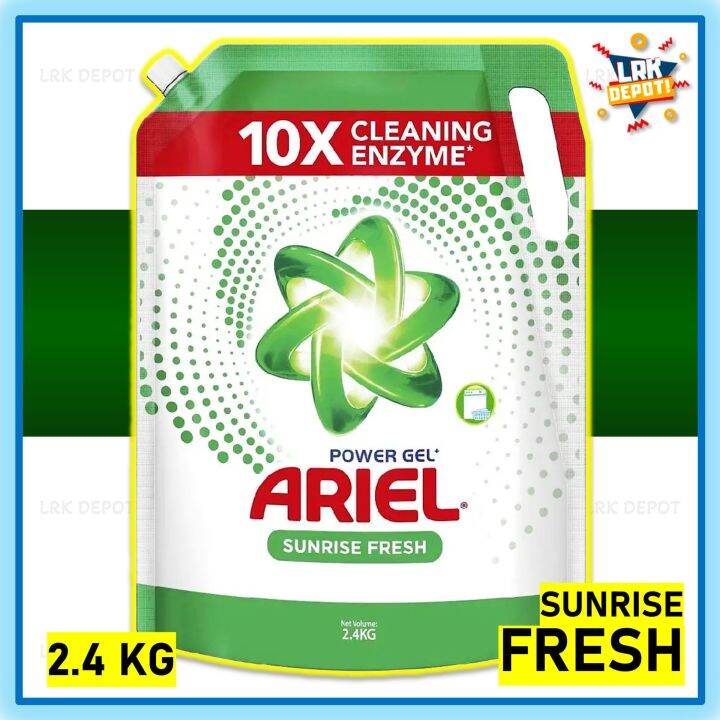 Ariel Sunrise Fresh Liquid Laundry Detergent Refill Pack Kg Power