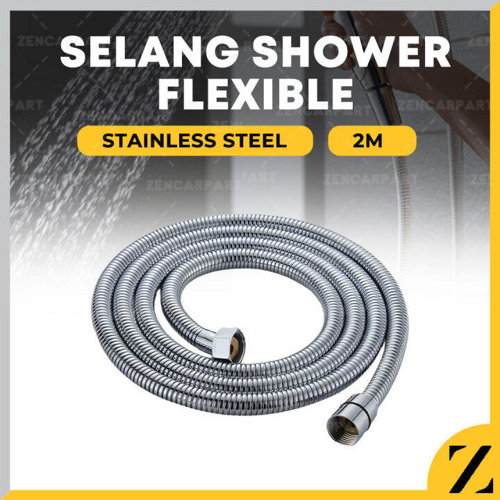 Selang Shower Flexible Cm Meter M Selang Pipa Bidet Jet Hand