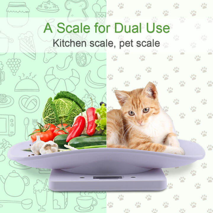 Yieryi LED Digital Baby Scale พรอมถาดพลาสตก Electronic Weight Scale