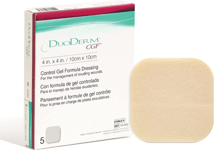 Convatec Duoderm CGF Wound Dressing 5 Count 10cm X 10cm Lazada