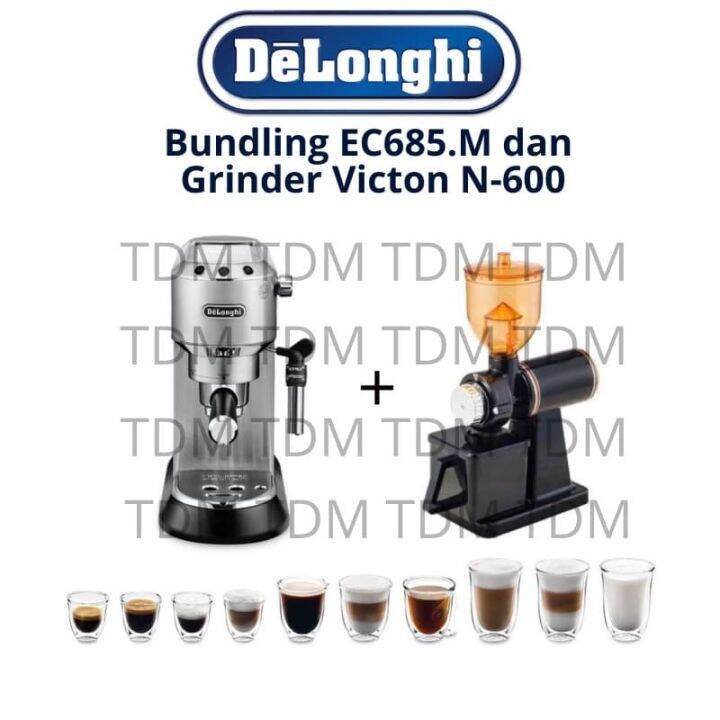 Bundling Mesin Kopi Delonghi EC 685M Grinder Kopi N600 Lazada Indonesia