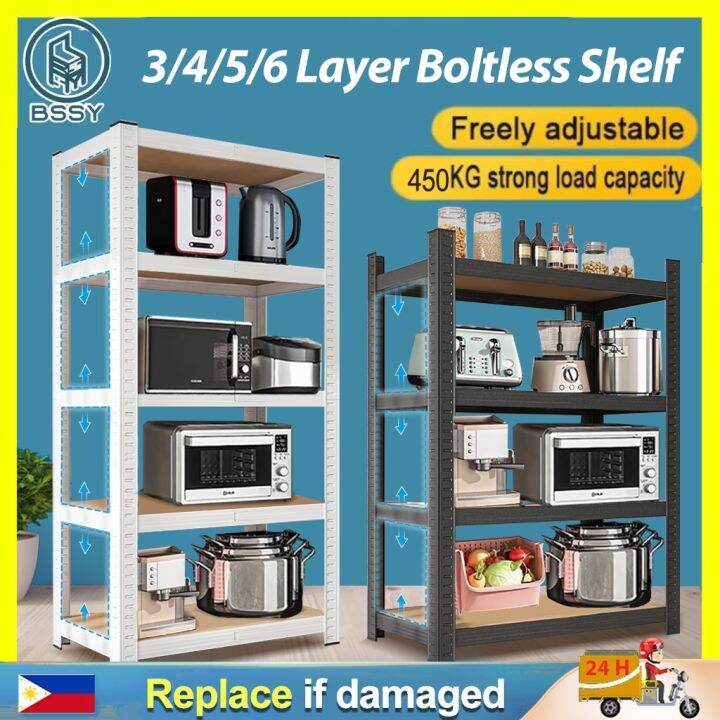 Heavy Duty Boltless Metal Rack Steel Shelving Storage Organizer