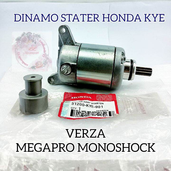 DINAMO STATER HONDA KYE KUALITAS ASLI ORIGINAL HONDA AHM STARTER VERZA