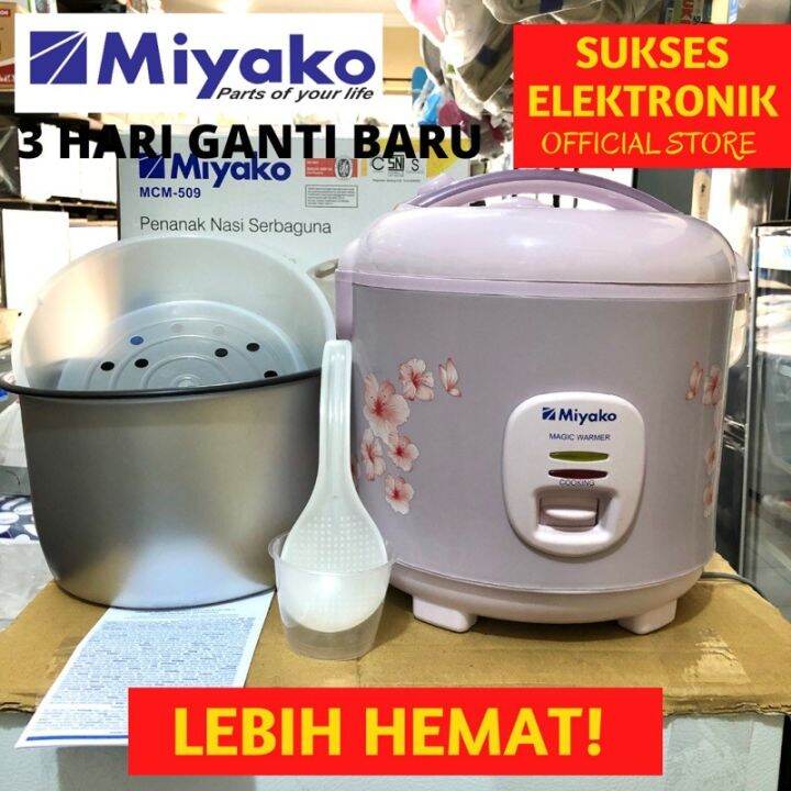 RICE COOKER MIYAKO 1 8 LITER MAGICOM MEJIKOM MIYACO MCM 509 2 L