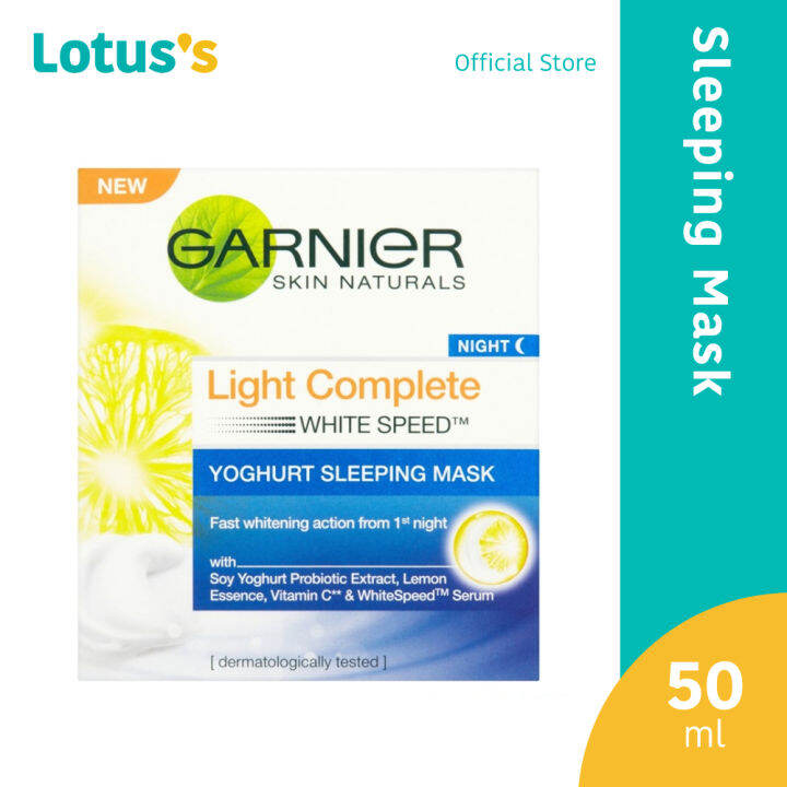 Garnier Skin Naturals Light Complete White Speed Night Yoghurt Sleeping