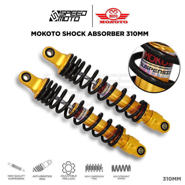 Mokoto Dual Rear Shock Absorber Mm For Xrm Wave Smash