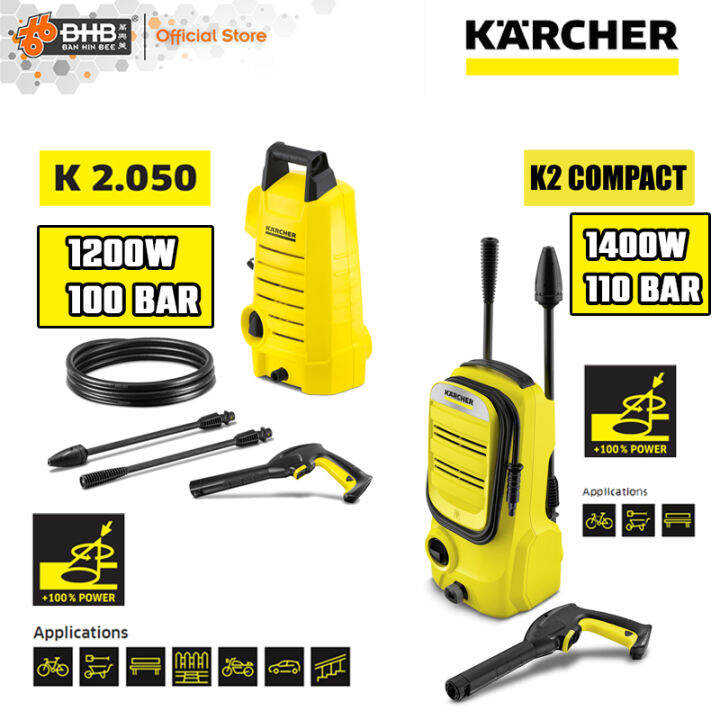 Karcher K 2 050 1 673 500 0 K2 Compact High Pressure Washer