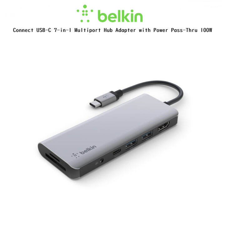 Belkin Connect Usb C In Multiport Hub Adapter With Power Pass Thru