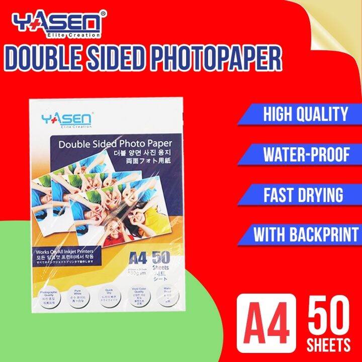 Sylp YASEN Double Sided Photopaper A4 Size 120 140 180 230 300GSM 50