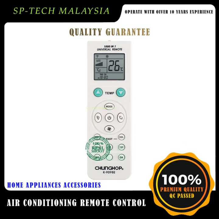 K 9098E CHUNGHOP UNIVERSAL MULTI AIR CONDITIONING REMOTE CONTROL Lazada