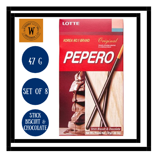 Lotte Pepero Stick Biscuits Chocolate G Set Of Lazada Ph