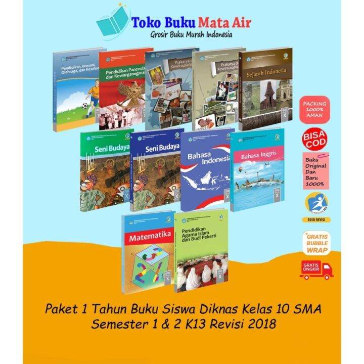 Buku Sma Ma Smk Mak Kelas X Kurikulum Edisi Revisi Semester