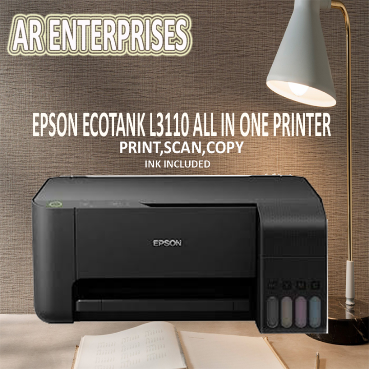 Epson EcoTank L3110 All In One Ink Tank Printer Lazada PH