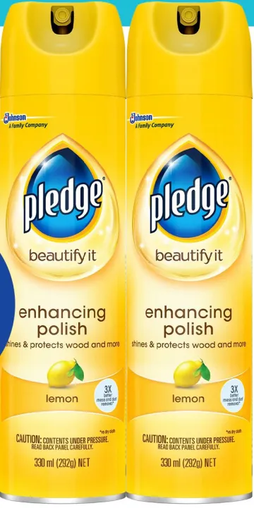 Pledge Enhancing Polish Lemon Scent Ml Pack Lazada Ph