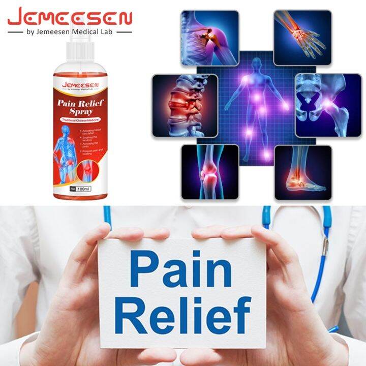 Instant Pain Relief Herbal Spray Rheumatism Arthritis Knee Pain Relief