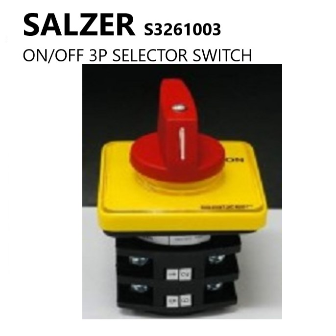 SALZER 32A 3POLE ON OFF ISOLATOR SELECTOR SWITCH S32 61003 B03