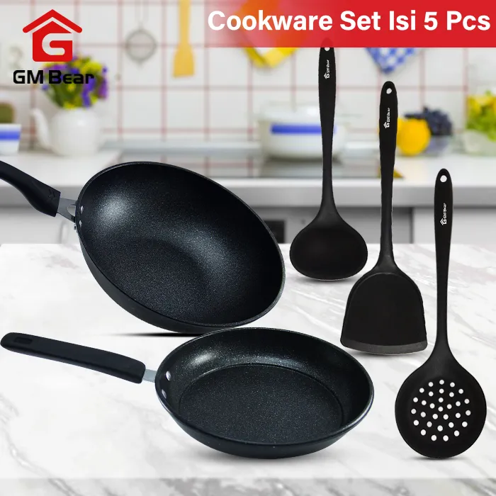 GM Bear Bundle Hemat Cookware Set Isi 5 Pcs Lazada Indonesia