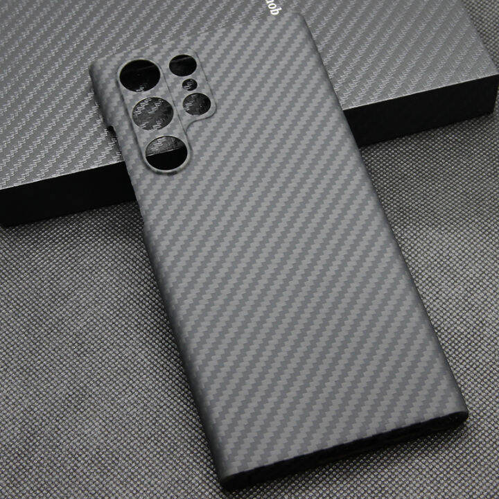 For Samsung Galaxy S Ultra Case Pure Real Carbon Fiber Cover For