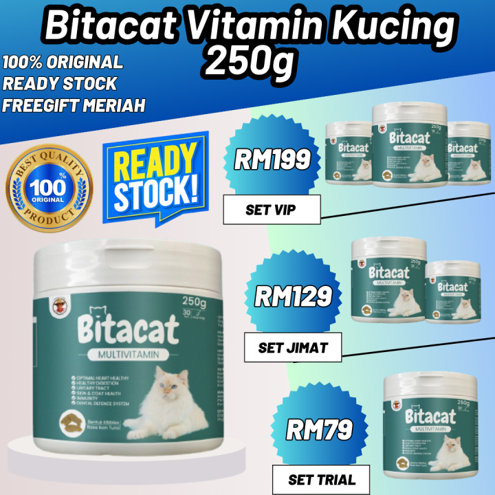 ORIGINAL HQ BITACAT MULTIVITAMIN FOR CAT VITAMIN KUCING MENGUATKAN