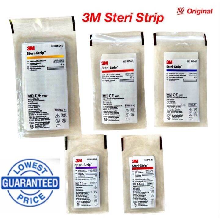 3M Steri Strip Reinforced Skin Closures R1548 R1547 R1546 R1541 R1540