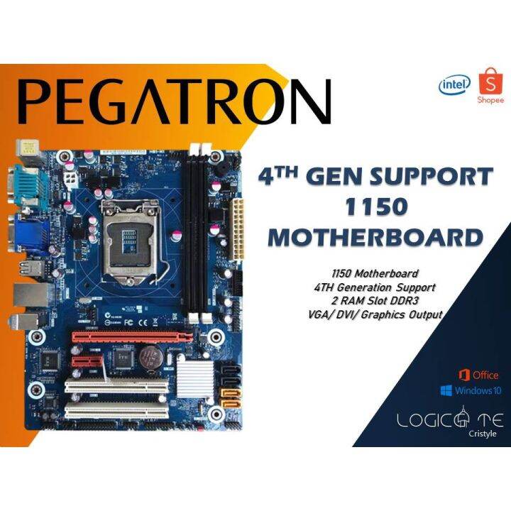 Pegatron Tg Motherboard Support Intel Th Gen Processor Lazada Ph